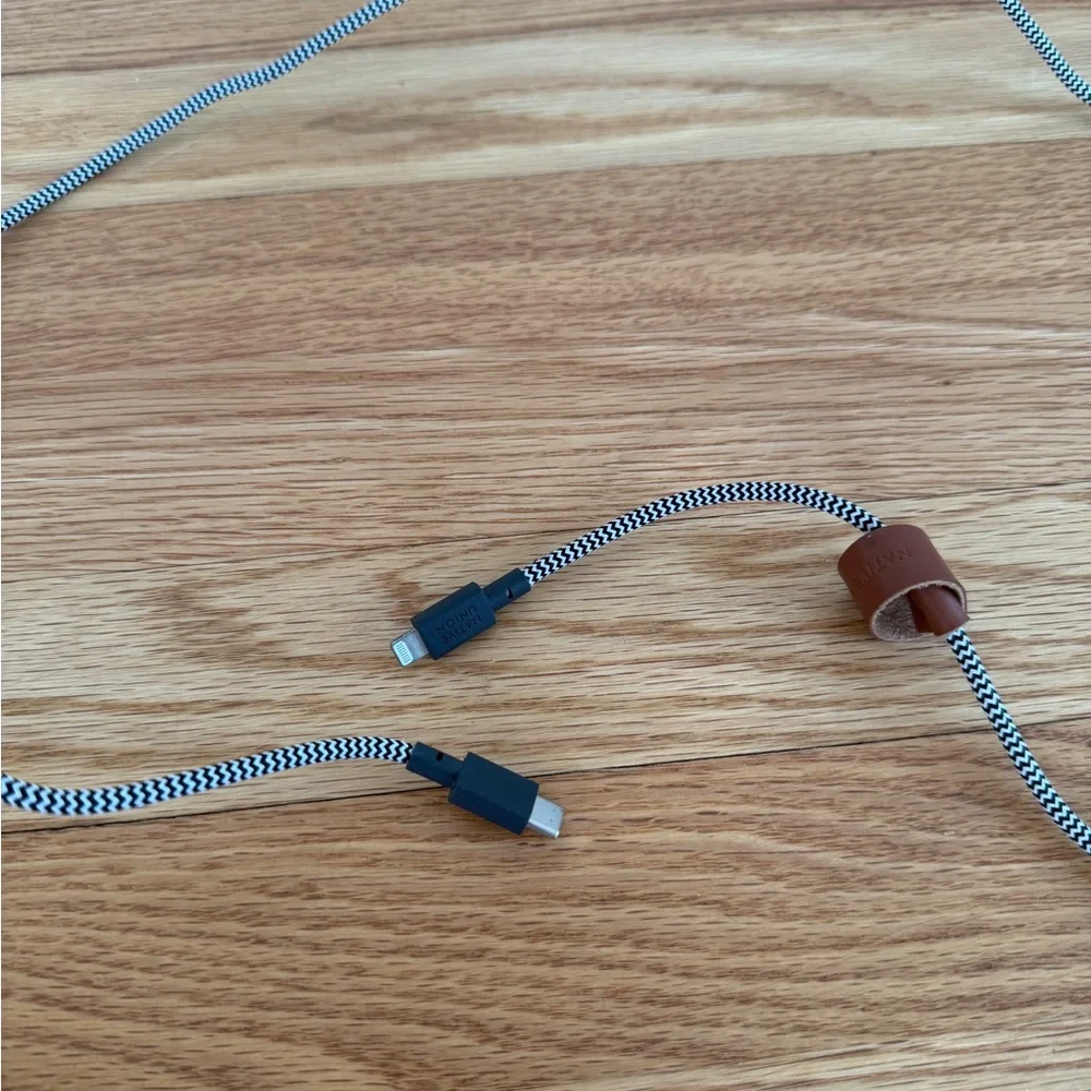 Native Union phone charger Native Union Lightning-to-USB Type C Cable